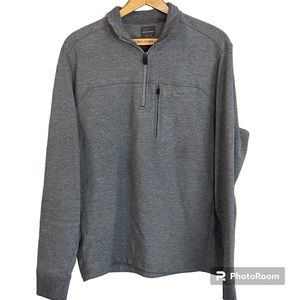 Greg Norman for Tasso Elba Attack Life 3/4 zip gray pullover. Men’s size large.